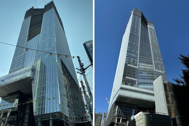 高層ビル建築中