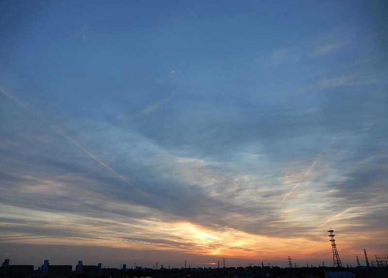 2023年6月の朝焼け