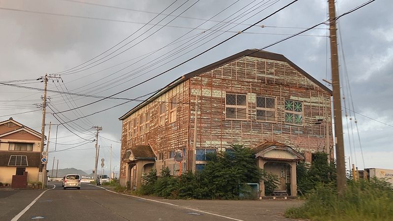 千倉市漁協の建物